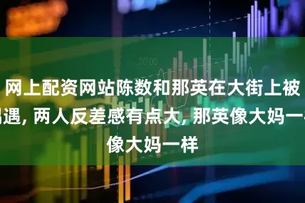 网上配资网站陈数和那英在大街上被偶遇, 两人反差感有点大, 那英像大妈一样